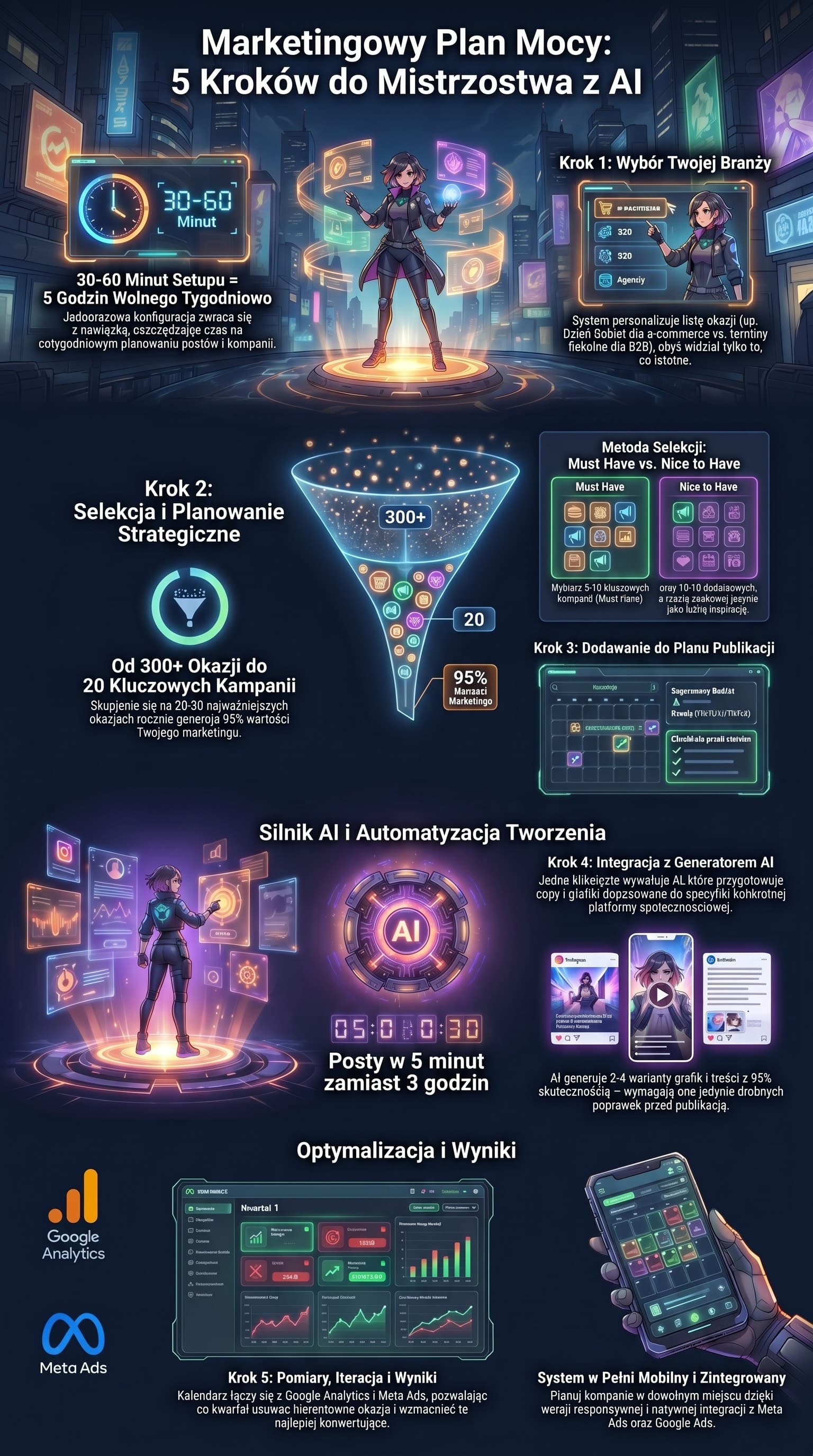 Infografika: Jak zaplanowac marketing na 2026 rok — kompletny przewodnik