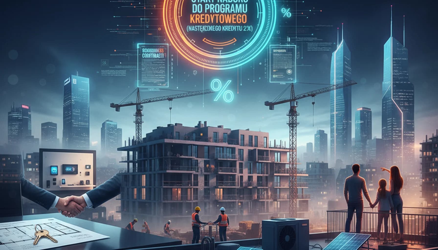 Start naboru do programu kredytowego (następca Bezpiecznego Kredytu 2%) 1 Stycznia 2026 — Budowlany i nieruchomości kalendarz marketingowy, kampania branżowa (hero) Start naboru do programu kredytowego (następca Bezpiecznego Kredytu 2%) 1 Stycznia 2026 — Budowlany i nieruchomości kalendarz marketingowy, kampania branżowa (hero)