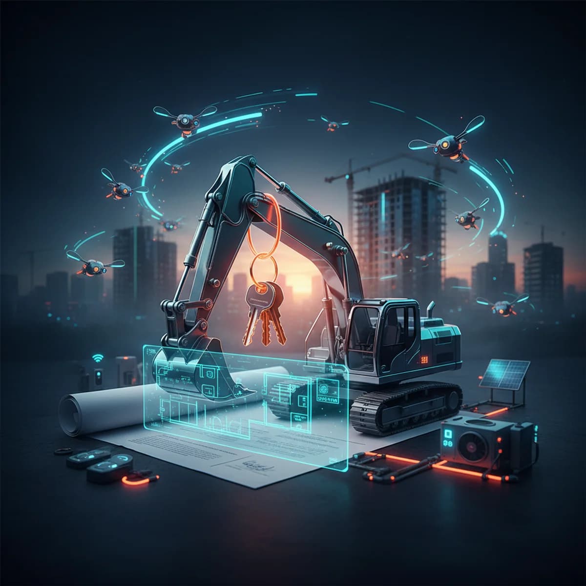 Start sezonu budowlano-remontowego 1 Marca 2026 — Budowlany i nieruchomości ilustracja marketingowa Start sezonu budowlano-remontowego 1 Marca 2026 — Budowlany i nieruchomości ilustracja marketingowa