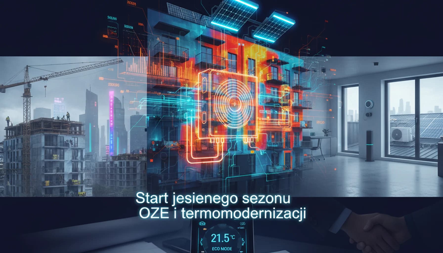 Start jesiennego sezonu OZE i termomodernizacji 1 Września 2026 — Budowlany i nieruchomości kalendarz marketingowy, kampania branżowa (hero) Start jesiennego sezonu OZE i termomodernizacji 1 Września 2026 — Budowlany i nieruchomości kalendarz marketingowy, kampania branżowa (hero)