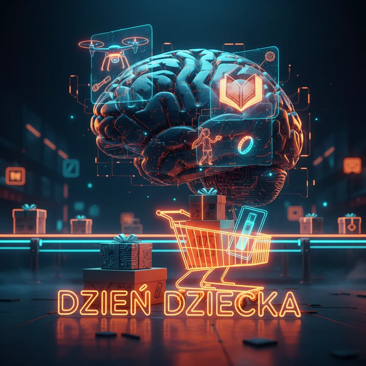 Dzień Dziecka 1 Czerwca 2026 — E-commerce ilustracja marketingowa Dzień Dziecka 1 Czerwca 2026 — E-commerce ilustracja marketingowa