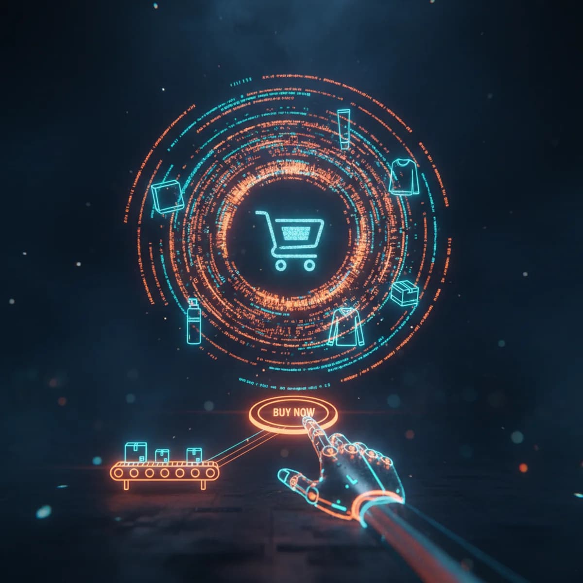 Cyber Monday 30 Listopada 2026 — E-commerce ilustracja marketingowa Cyber Monday 30 Listopada 2026 — E-commerce ilustracja marketingowa