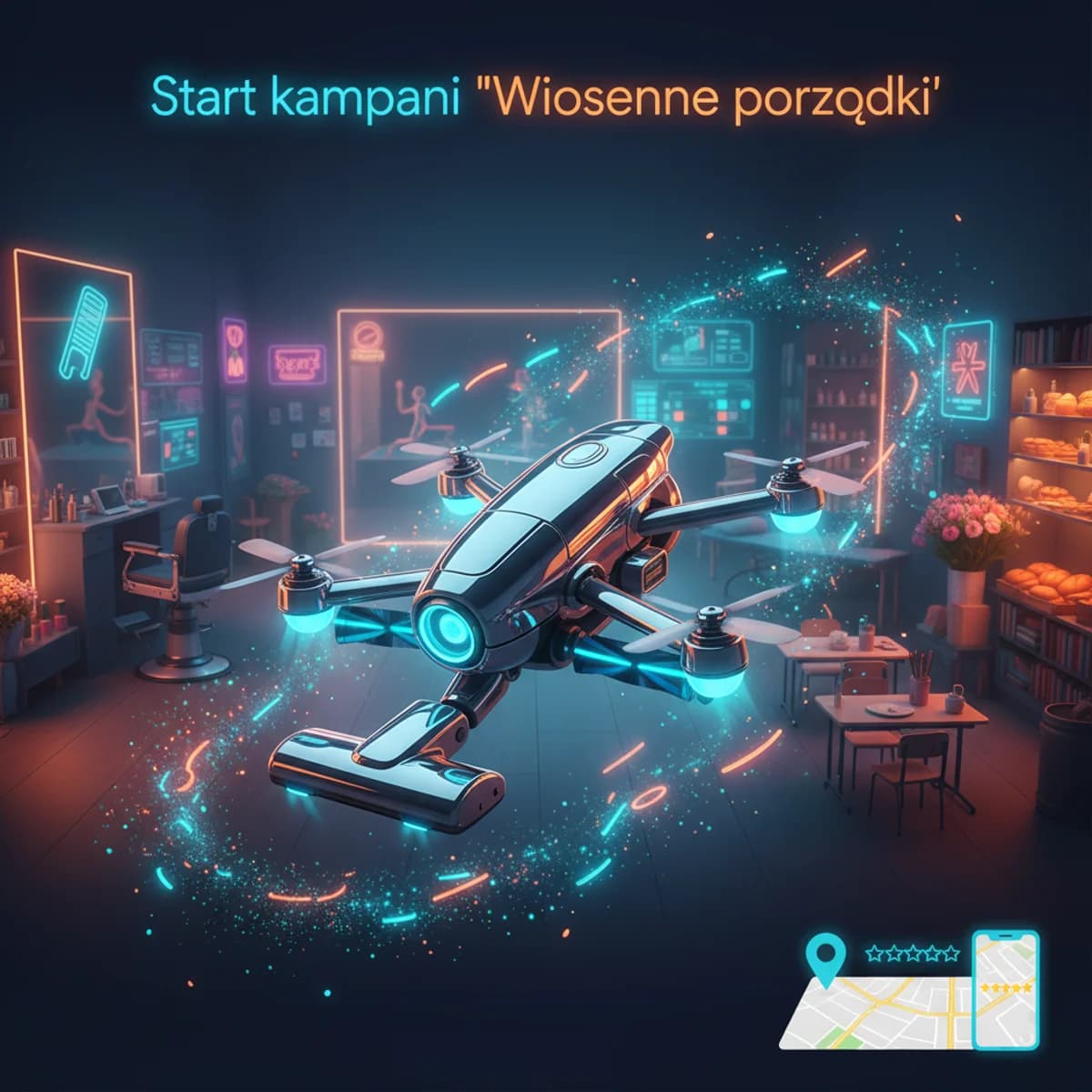 Start kampanii 'Wiosenne porządki' 15 Marca 2026 — Firmy lokalne ilustracja marketingowa Start kampanii 'Wiosenne porządki' 15 Marca 2026 — Firmy lokalne ilustracja marketingowa