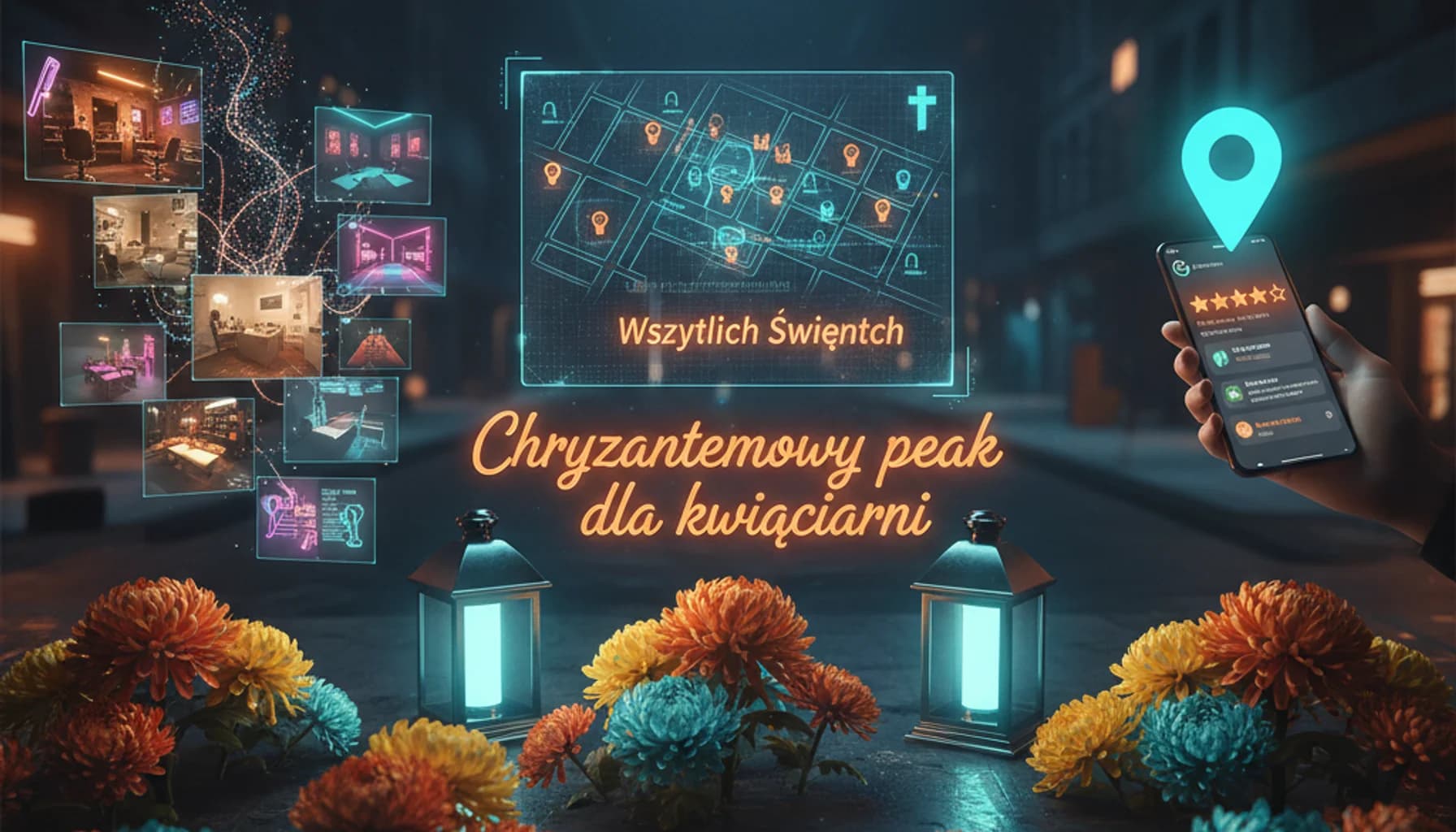 Wszystkich Świętych - Chryzantemowy peak dla kwiaciarni 1 Listopada 2026 — Firmy lokalne kalendarz marketingowy, kampania branżowa (hero) Wszystkich Świętych - Chryzantemowy peak dla kwiaciarni 1 Listopada 2026 — Firmy lokalne kalendarz marketingowy, kampania branżowa (hero)