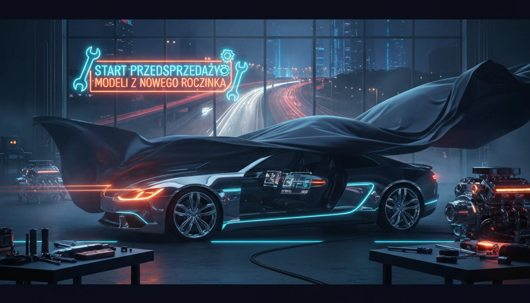 Start przedsprzedaży modeli z nowego rocznika 1 Lutego 2026 — Motoryzacyjny kalendarz marketingowy, kampania branżowa (hero) Start przedsprzedaży modeli z nowego rocznika 1 Lutego 2026 — Motoryzacyjny kalendarz marketingowy, kampania branżowa (hero)