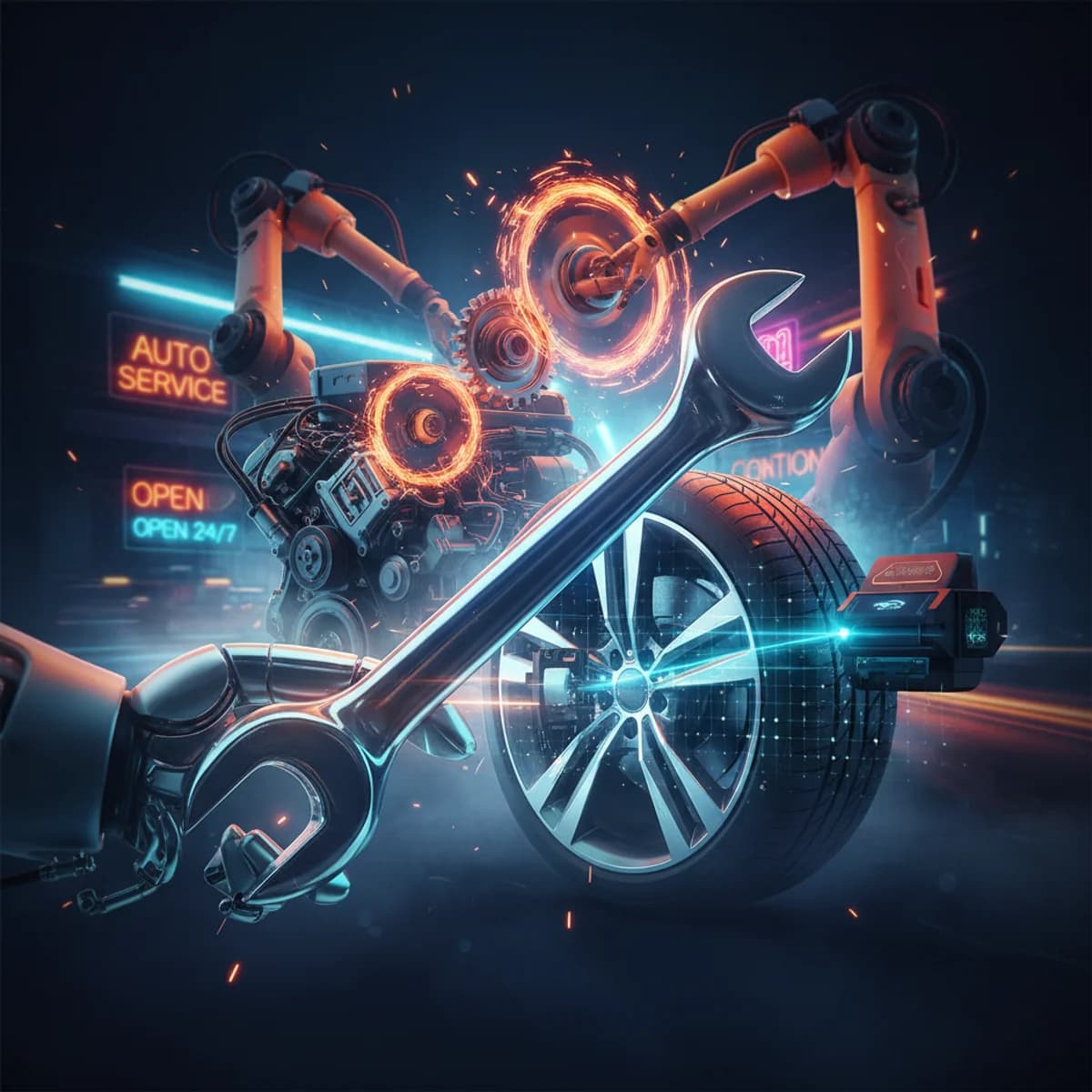 Szczyt sezonu wymiany opon na letnie 15 Kwietnia 2026 — Motoryzacyjny ilustracja marketingowa Szczyt sezonu wymiany opon na letnie 15 Kwietnia 2026 — Motoryzacyjny ilustracja marketingowa