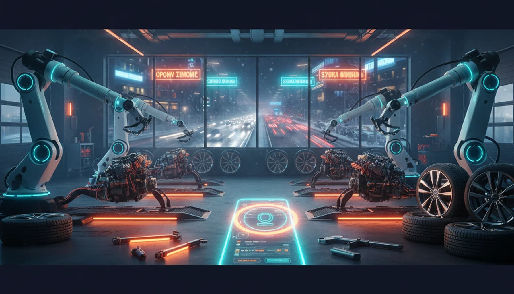 Szczyt sezonu wymiany opon na zimowe 1 Listopada 2026 — Motoryzacyjny kalendarz marketingowy, kampania branżowa (hero) Szczyt sezonu wymiany opon na zimowe 1 Listopada 2026 — Motoryzacyjny kalendarz marketingowy, kampania branżowa (hero)