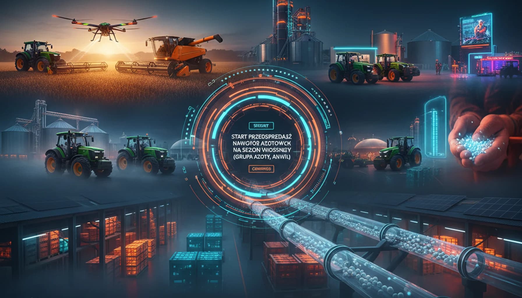 Start przedsprzedaży nawozów azotowych na sezon wiosenny (Grupa Azoty, ANWIL) 1 Lutego 2026 — Rolniczy kalendarz marketingowy, kampania branżowa (hero) Start przedsprzedaży nawozów azotowych na sezon wiosenny (Grupa Azoty, ANWIL) 1 Lutego 2026 — Rolniczy kalendarz marketingowy, kampania branżowa (hero)