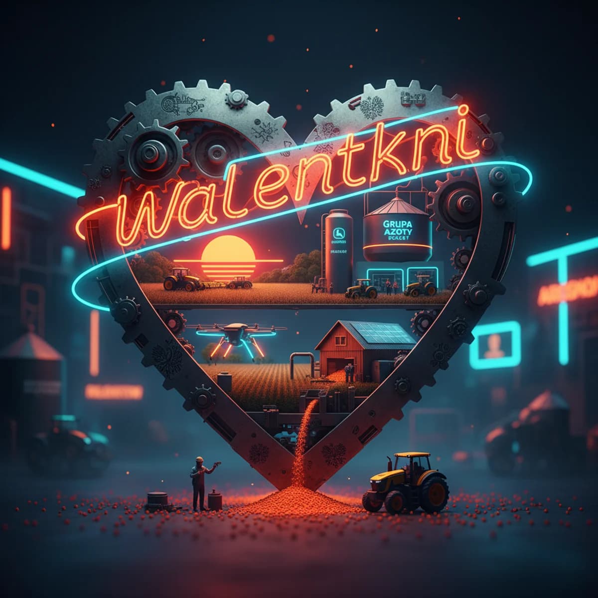 Walentynki 14 Lutego 2026 — Rolniczy ilustracja marketingowa Walentynki 14 Lutego 2026 — Rolniczy ilustracja marketingowa