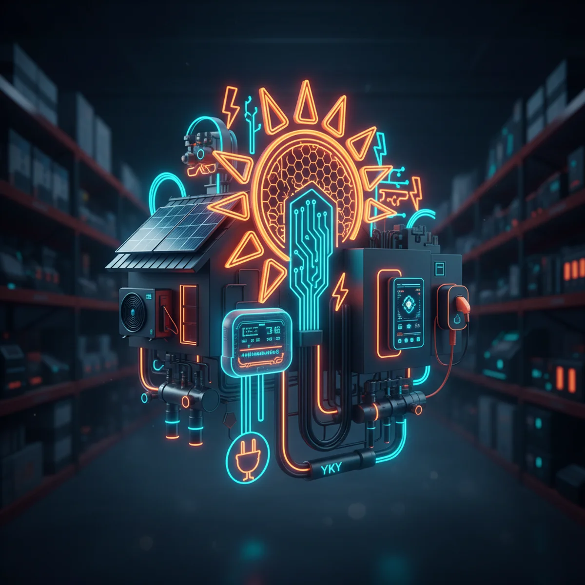 Szczyt Sezonu na Instalacje Fotowoltaiczne 1 Maja 2026 — Techniczny ilustracja marketingowa Szczyt Sezonu na Instalacje Fotowoltaiczne 1 Maja 2026 — Techniczny ilustracja marketingowa