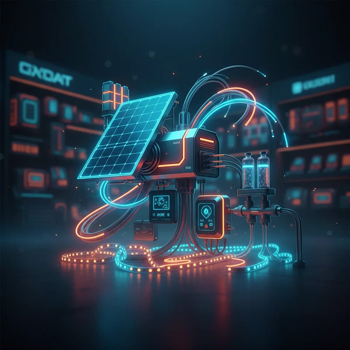 Kampania: Systemy hybrydowe (PV + Pompa Ciepła) 18 Maja 2026 — Techniczny ilustracja marketingowa Kampania: Systemy hybrydowe (PV + Pompa Ciepła) 18 Maja 2026 — Techniczny ilustracja marketingowa