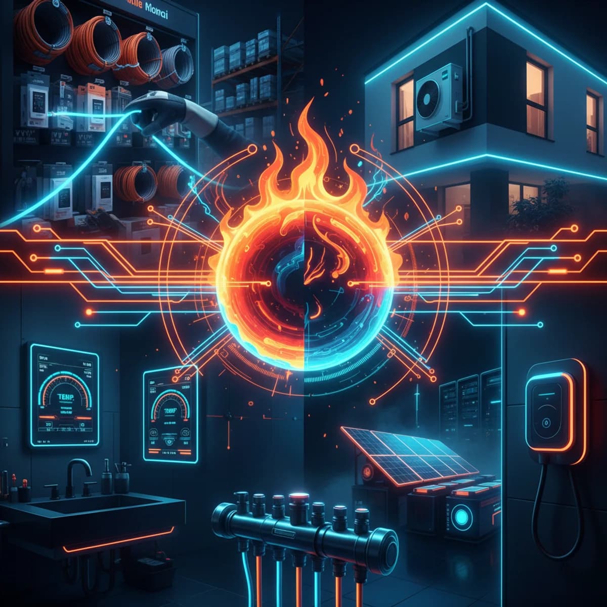 Start Szczytu Sezonu Grzewczego 1 Września 2026 — Techniczny ilustracja marketingowa Start Szczytu Sezonu Grzewczego 1 Września 2026 — Techniczny ilustracja marketingowa